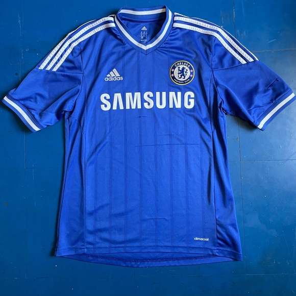 Chelsea football club adidas blue soccer Jersey sz medium